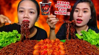 MUKBANG GHOST PEPPER + PENTOL BAKSO MERCON, PEDAS MAMPUS TAPI NAGIH !! | MUKBANG INDONESIA.