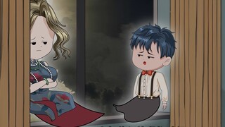 1In the middle of the night, I saw two ghosts chatting on the window, and thus I unexpectedly got a 
