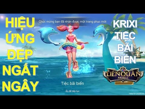 Cùng BlueĐL Gaming Review Krixi Tiệc Bãi Biện (Bậc SS) 99 Quân Huy - Tạm Biệt Phiên Bản Mùa Đông