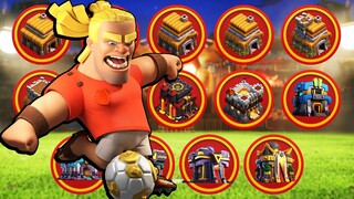 สอนเล่นคนเถื่อนนักเตะ บ้าน 3-16 (พร้อมลิงก์จัดทหาร) - Clash of Clans