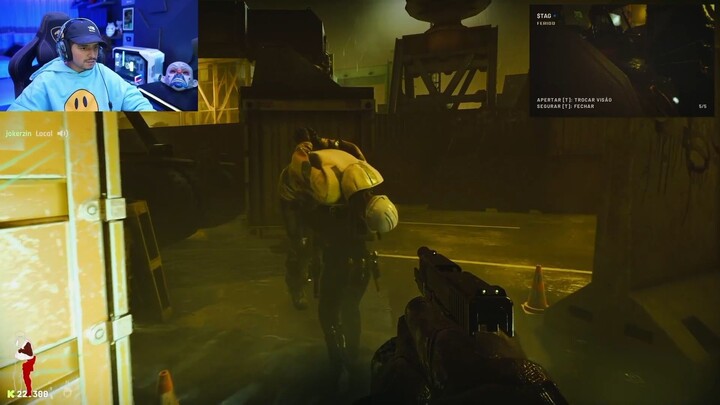 CORINGA JOGANDO READY OR NOT!  EP9