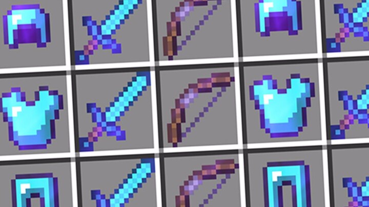 عندما تحصل على خوذة الماس وسيف الماس في جدار المعركة الخارق