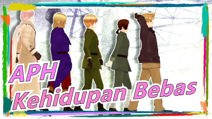 Hetalia: Axis Powers | [MAD Gambar / Selamat Ultah Jones di 2015] Kehidupan Bebas