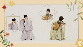 【Music】Aria Sul G｜Bach｜Bamboo Flute&Lute｜Ming Dynasty Costume｜Relaxing