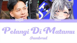 Jambrud - Pelangi Dimatamu | Cover by Luthfi Halimawan & Vestia Zeta (Ai Cover Song)