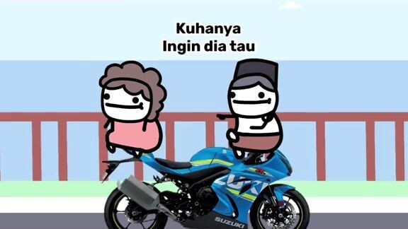 Disaaat cinta pertama meluncur:)