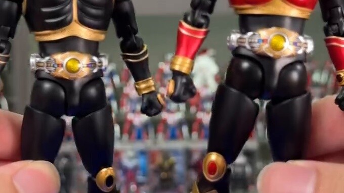 Datong Kamen Rider Kuuga series unboxing spring shoulder armor modification