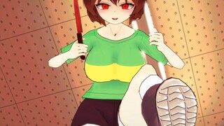 The determined soul was trampled hard by the huge chara