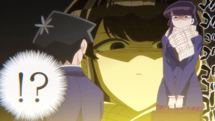 โคมิซังรู้สึกเขินอายหลังจากได้รับช็อคโกแลตทาดาโนะ