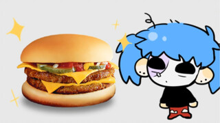 [sallyface]Kitty, em có thể ăn burger phô mai nhé