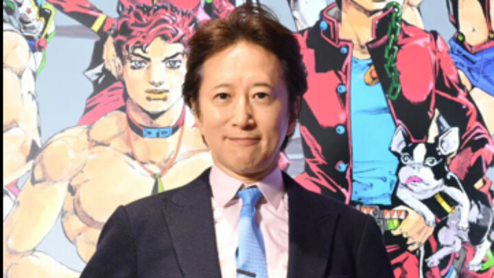 荒木飞吕彦在JOJO官方商店the Jojo world开幕仪式照片