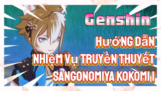 [Genshin, Hướng Dẫn] Nhiệm Vụ Truyền Thuyết Sangonomiya Kokomi 1