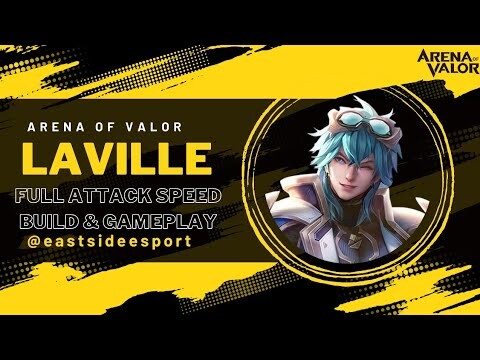 AOV | Laville full attack speed | build & gameplay #aov #liênquânmobile #moba