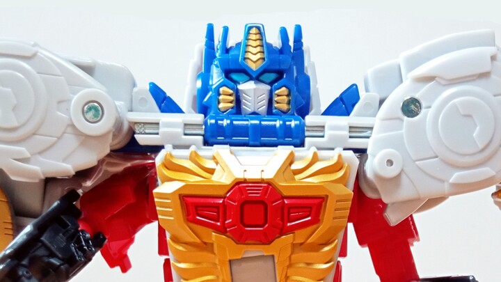 Versi film White Lion Optimus Prime? Kombinasi kreatif Transformers Power Rangers Rise dan Beast All