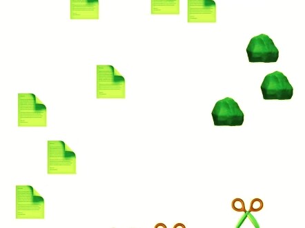 من يفوز في لعبة الحجرة المقص الورقة حتى النهاية؟ #رسوم_متحركة_كوكبية #أشكال_هندسية