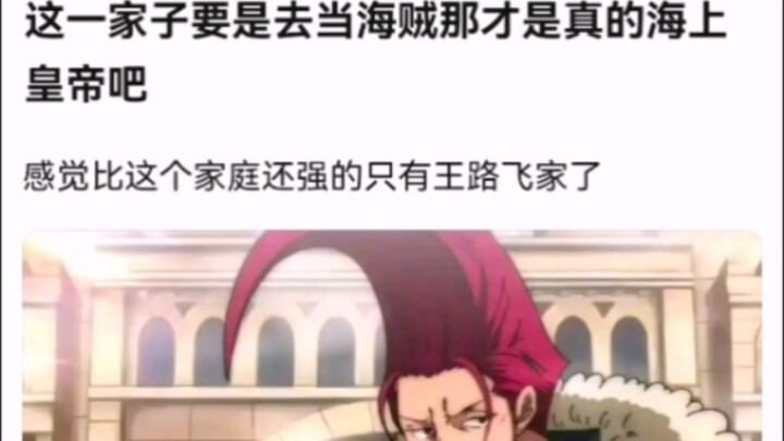 这一家子要是去当海贼那才是真的海上皇帝吧【海贼王】