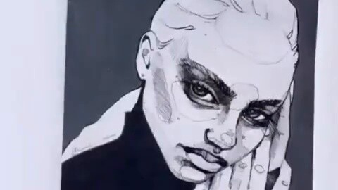 【Aesthetics】Artist watercolor painting