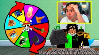 A ROLETA DECIDE A FRUTA QUE EU VOU TROCAR no Blox Fruits