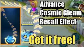Advance Cosmic Gleam Recall Effect Free! | Gusion | Mobile Legends : Bang Bang