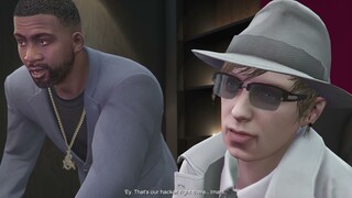 GTA V Online The Contract DLC: Meeting with Franklin Clinton at Agency (Introduction)