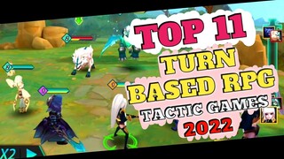 TOP 11 Best TURN BASED RPG Tactic Games For Android and ios In 2022 #part9