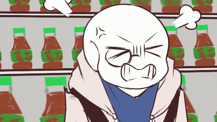 【undertale au】 Tulisan tangan perampokan toko swalayan