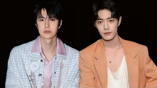 Zhan Zhan is claiming love every inch of Wang Yibo, and  vice versa.🦁🐰💚❤️.