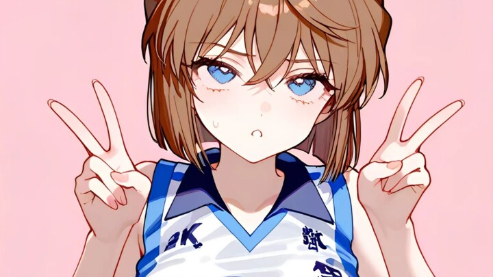 Ai Haibara (Shiho Miyano) on the school playground