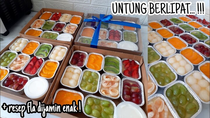 ide bisnis menarik !!! ||  puding buah box || bisa dijadikan hampers atau surprise ulang tahun