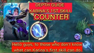 KARINA 1ST SKILL AND COUNTER