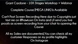 Grant Cardone Course 10X Stages Workshop + Webinar download