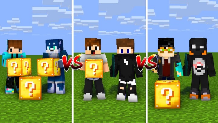 Aku dan NightD Menang di PERTARUNGAN LUCKY BLOCK!!