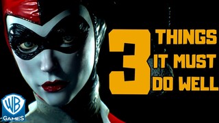 SUICIDE SQUAD GAME - 3 THINGS IT MUST ACCOMPLISH