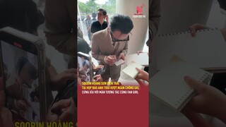 Soobin Hoàng Sơn điển trai tại họp báo Anh Trai Vượt Ngàn Chông Gai