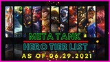 META TANK HEROES MOBILE LEGENDS JUNE 2021 | TANK TIER LIST MOBILE LEGENDS