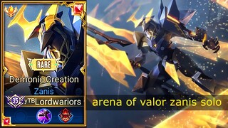 arena of valor zanis solo aov zanis gameplay build zanis