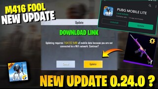 Finally 😍 The M416 Fool Update Pubg Mobile Lite 😱 | Pubg Lite New Update Download Link |