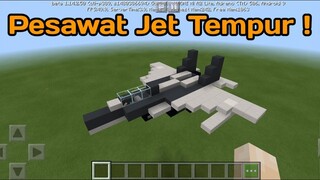 Cara membuat pesawat jet di minecraft