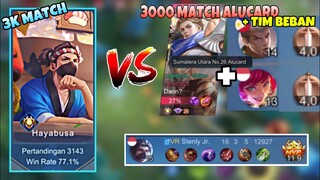 Stenly HAYABUSA VS TOP ALUCARD 3000 MATCH + TIM BEBAN ! Mobile Legends