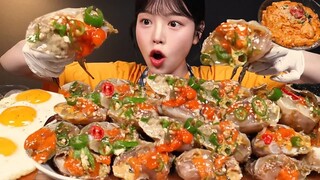 【Subtitel Bahasa Mandarin Boki】Banyak telur kepiting dan saus daging, gigitan pertama akan membuat A