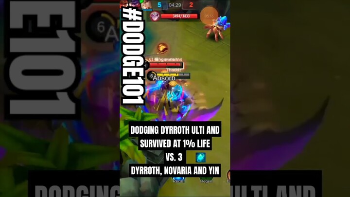 DODGE 101 #ml #mobilelegends #mlbb #fredrinn #fredrinnmlbb #fredrinngameplay #shorts #viral #mlb