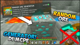 CARA MEMBUAT RANDOM ORE GENERATOR DI MCPE TANPA COMMAND BLOCK! - TAHUN 2020