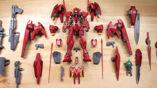 万代 MG 正义女神F型 +雪崩配件包 拼装记录【我拼完啦】