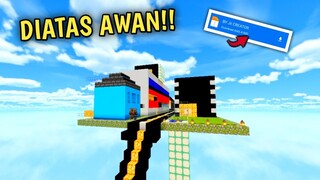 GILAAA PAKK!! KOTA INI ADA DIATAS AWAN☁️❗❗- Map Showcase Minecraft #101