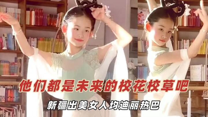 These are all future school beauties and heartthrobs—Xinjiang really does produce beautiful people, 
