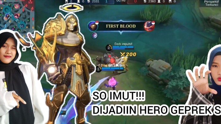 WAJIB TONTON! MUSUH AUTO DI GEPREK SAMA CEWE SOK IMUT!!! BUILD TERPEDASS DARI ALDOUS| MOBILE LEGEND