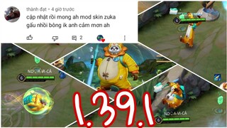 MOD SKIN ZUKA GẤU NHỒI BÔNG - FULL HIỆU ỨNG - FULL ÂM THANH