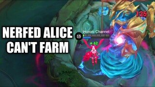 THE BIGGEST NERF ON ALICE AFTER REVAMP | adv server