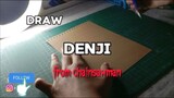 draw denji from chainsawman 🔥