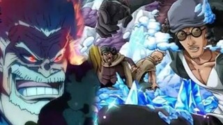 Garp vs Aokiji, Pertarungan Guru Dan Murid, Law Kalah